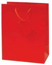Creative Dísztasak CREATIVE Special Simple M 18x23x10 cm egyszínű piros zsinórfüles (71456) - robbitairodaszer