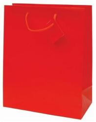 Creative Dísztasak CREATIVE Special Simple L 26x32x12 cm egyszínű piros zsinórfüles (71211) - robbitairodaszer