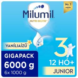 Milumil 3 Vanília ízű Junior ital 12 hónapos kortól 6x 1000 g (6000 g)