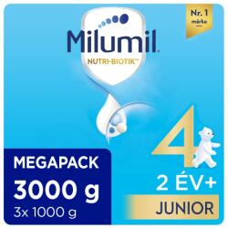 Milumil 4 Junior ital 2 éves kortól 3x 1000 g (3000 g)