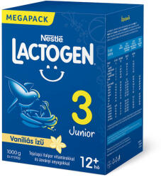 Lactogen 3 Vaníliás ízű Junior tejalapú italpor vitaminokkal és ásványi anyagokkal 12 hó+ 2x 1000 g (2000 g)