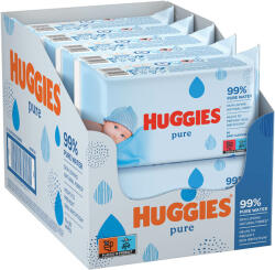Huggies Pure Törlőkendő 12x 56 db (672 db)