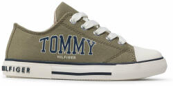 Tommy Hilfiger Кецове Tommy Hilfiger Low Cut Lace-Up Sneaker T3X4-32208-1352 M Military Green 414 (Low Cut Lace-Up Sneaker T3X4-32208-1352 M)