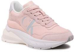 Calvin Klein Sneakers Calvin Klein Jeans Wedge Runner Mix Lth YW0YW01099 Peach Blush/Oyster Mushroom/Silver TLL