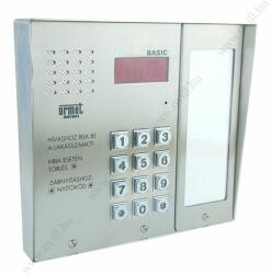 Urmet Matibus Basic társasházi kaputelefon szett kódzárral, esővédővel, 1-25 lakásig, digitális, 2 vezeték (1062-1-25)