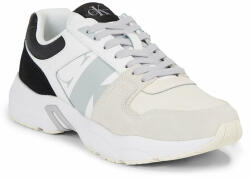 Calvin Klein Jeans Sneakers Calvin Klein Jeans Retro Tennis Laceup Nbs Lth Mix YM0YM00745 Bright White/Creamy White/Black 01S Bărbați