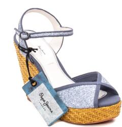 Pepe Jeans Sandale dama elegante din piele naturala, Walker glam, 90298-585 - 40 EU