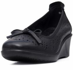 Berliner Pantofi dama cu talpa ortopedica, piele naturala 85-2 negru - 38 EU