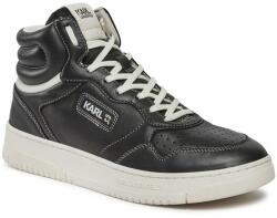 Karl Lagerfeld Sneakers KARL LAGERFELD KL53043 Black Lthr w/Off White Bărbați