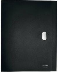 Leitz Recycle Jumbo karbonsemleges PP zárható iratvédő mappa A4 fekete (46230095)