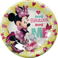 Procos Disney Minnie Happy Papírtányér 8 db-os 19, 5 cm (PNN92108)