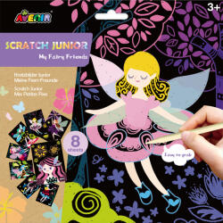 AVENIR Set de razuit Scratch Junior - Prietenele Mele Zane (CH1676) Carte de colorat