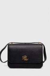 Lauren Ralph Lauren bőr táska fekete - fekete Univerzális méret - answear - 98 990 Ft