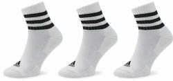 adidas 3 pár uniszex hosszú szárú zokni 3S C Spw Mid 3P HT3456 Fehér (3-Stripes Cushioned Sportswear Mid-Cut Socks 3 Pairs HT3456)