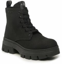 Calvin Klein Jeans Bokacsizma Chunky Combat Laceup Boot Co YW0YW01239 Fekete (Chunky Combat Laceup Boot Co YW0YW01239)