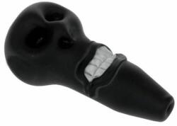 Black Leaf Pipa sticla Frosted Scary Face
