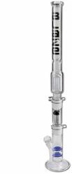 Blaze Glass Blaze Bong din sticla M&M Cylinder 3 parti si 4 Percolatoare 80cm
