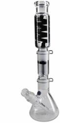 Blaze Glass Blaze Bong din sticla M&M Spiral 3 parti 6 Percolatoare 51cm (cu lichid racire)