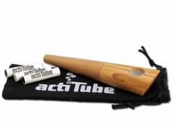 actiTube Pipa lemn Olive pentru Filtre Carbune activ 8mm + Husa 11, 5cm