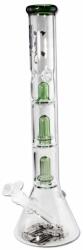 Black Leaf Bong din sticla Beaker 2x UFO Percolator 47cm