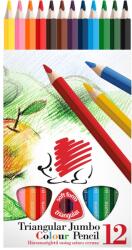 ICO Színes ceruza készlet, háromszögletű vastag Süni Ico 12 klf. szín (7140133000)