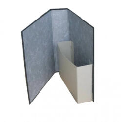 EMBA Levéltári iratgyűjtő zsebbel A4 7, 5cm fekete (P75-3K0101R-M002)