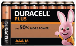 Duracell MN2400B16 Duracell Plus AAA 16-os csomag (MN2400B16)