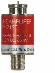 EMOS AMP-20, DVB-T2/T erősítő, 20 dB (2508000810)