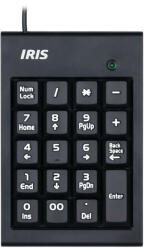  IRIS B-15 USB fekete numerikus billentyűzet - granddigital