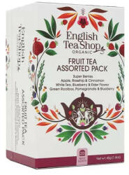 English Tea Shop 20 Bio Gyümölcsös Válogatás Tea - bioszallito