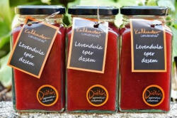 Kaldeneker Lekvárosház levendulás eperdzsem steviával 312 ml - bioszallito