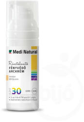 MediNatural spf30 ránctalanító fényvédő arckrém 50 ml - bioszallito