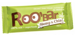 ROOBAR 100% raw bio gyümölcsszelet kender prozein-chia mag 30 g - bioszallito