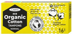  Carin organic cotton normál tampon 16 db - bioszallito