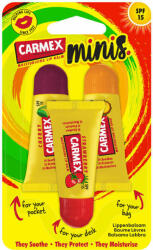 Carmex ajakápoló mini pack (eper, cseresznye, ananász-menta) 3x5g 15 g - bioszallito