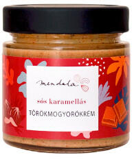 Mendula sós karamellás törökmogyorókrém 180 g - bioszallito