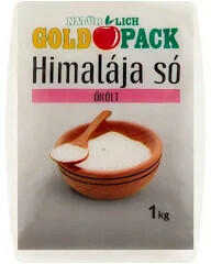 Gold Pack himalája só őrölt 1000 g - bioszallito