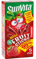 Sunvita mini fruit sticks eper 5 db 50 g - bioszallito