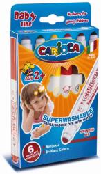 CARIOCA super lavabila, 6 culori/cutie, CARIOCA Super Baby (CA-43223)