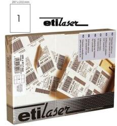 Etilux Etichete autoadezive 1/A4, 210 x 297 mm, 200 coli/top, ETILASER - albe (30900060)