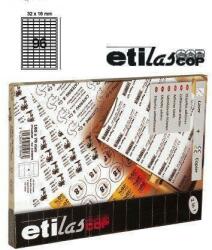 Etilux Etichete autoadezive 96/A4, 32 x 16 mm, 100 coli/top - colturi rotunjite, ETILASCOP - albe (31800015) - vexio