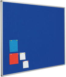 Smit Visual Supplies Panou textil albastru 90 x 120 cm, profil aluminiu SL, SMIT (11203209)