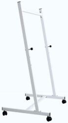 Optima Stand metalic 90 cm latime, 150 cm inaltime, pe rotile, 3 pozitii fixe, Optima (OP-19090150)