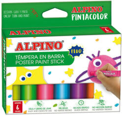 Alpino Creioane Tempera 6 culori/cutie, ALPINO PintaColor (MS-PX000006)