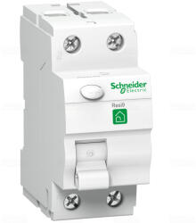 Schneider Electric RESI9 áram-védőkapcsoló, A osztály, 2P, 40A, 30 mA R9R01240 Schneider (R9R01240)