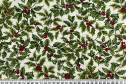 Moda Fabrics Karácsonyi mintás patchwork pamutvászon, 110cm/0, 5m - Winter Elegance, Moda Fabrics, RH254