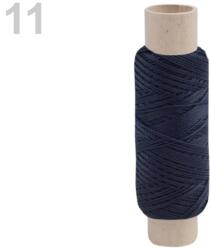 Fashion Erős bőrvarró cérna, 100% poliészter, 50m, Medieval blue, 11
