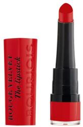 Bourjois Rouge Velvet The Lipstick ruj de buze 2, 4 g pentru femei 08 Rubi´s Cute