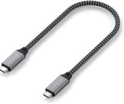 Satechi USB 4.0 Type C Összekötő Szürke 25cm ST-U4C25M (ST-U4C25M)