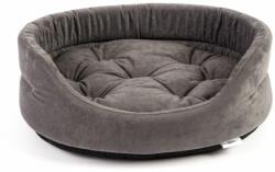 FERA Pat oval cu perna pentru caini, gri, Marime S: 53 x 44 x 16